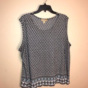 Pleat pleat woman 3x sleeveless top textured